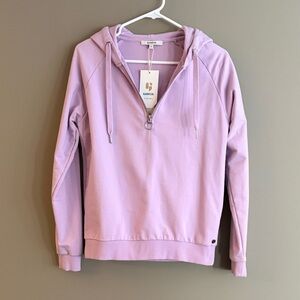 GARCIA Lavender Quarter Zip Hoodie size small